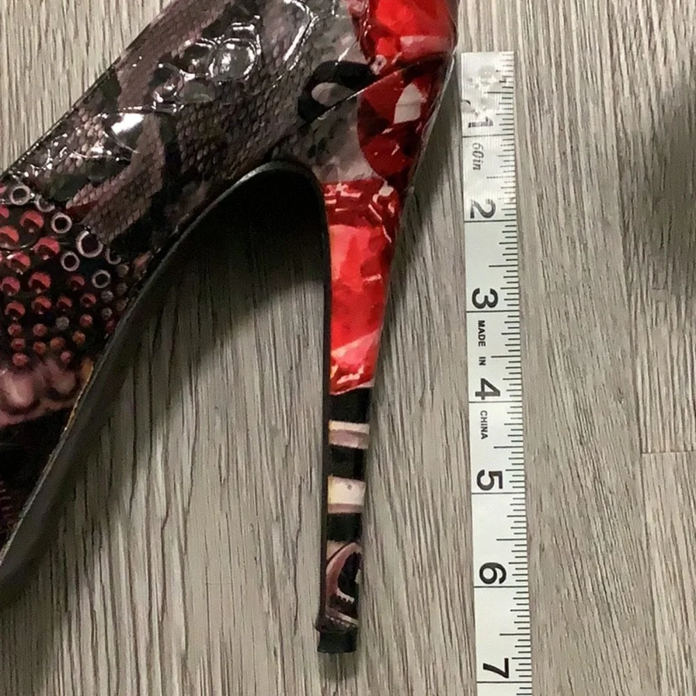 Rosette Glam Stiletto Heels